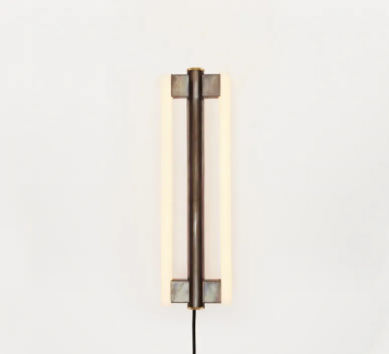 Applique*Frama Applique murale, Eiffel, , dimmable, LED, L20cm, H50cm - noir et blanc