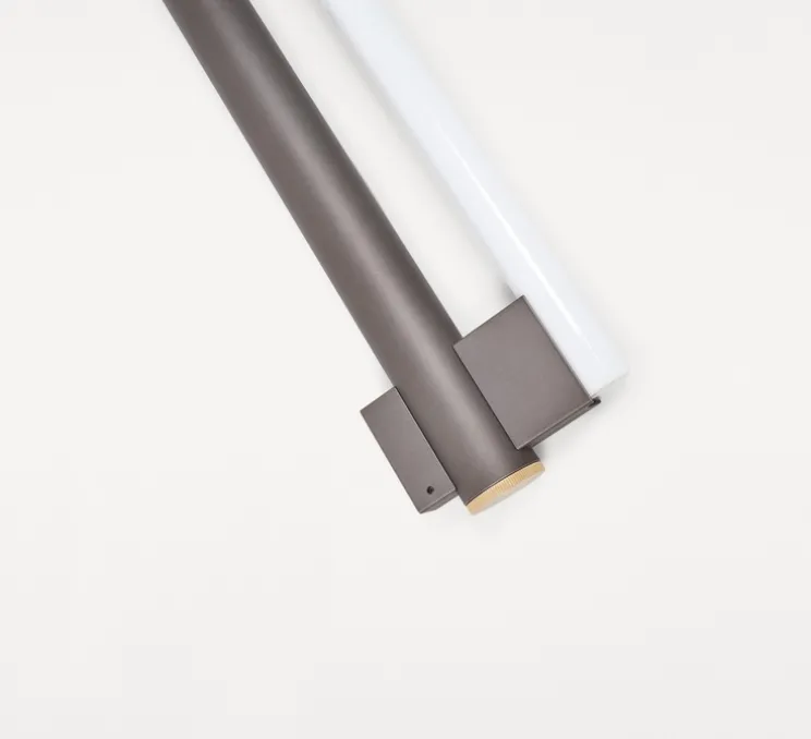 Applique murale, Eiffel Simple 500, gris anthracite, LED, L4,5cm, H53,5cm - FRAMA