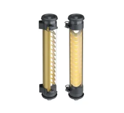 Applique*Sammode Applique murale, Elgar Push, , IP67, LED, dim, 2700K, 275 lm, L70cm, H7cm - coal et or