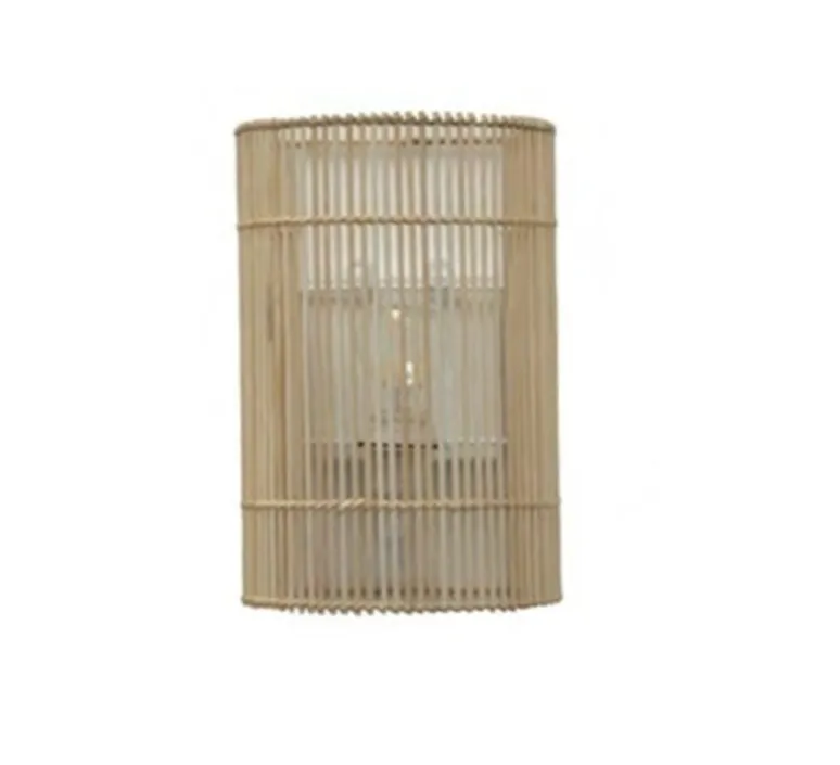 Applique*Ay Illuminate Applique murale, Elly A, , Ø20cm, H31cm - bambou naturel