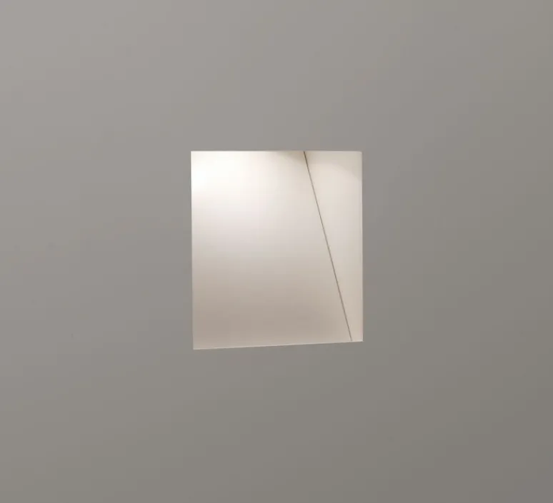 Applique*Astro Applique murale encastrable, Borgo Trimless Mini LED, , LED, dim, 2700K, 29 lm, L10,8cm, H10,8cm - blanc