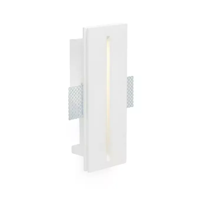 Applique murale encastrable, Plas-2, blanc, LED, 3000K, 112 lm, L7,5cm, H22cm - Faro