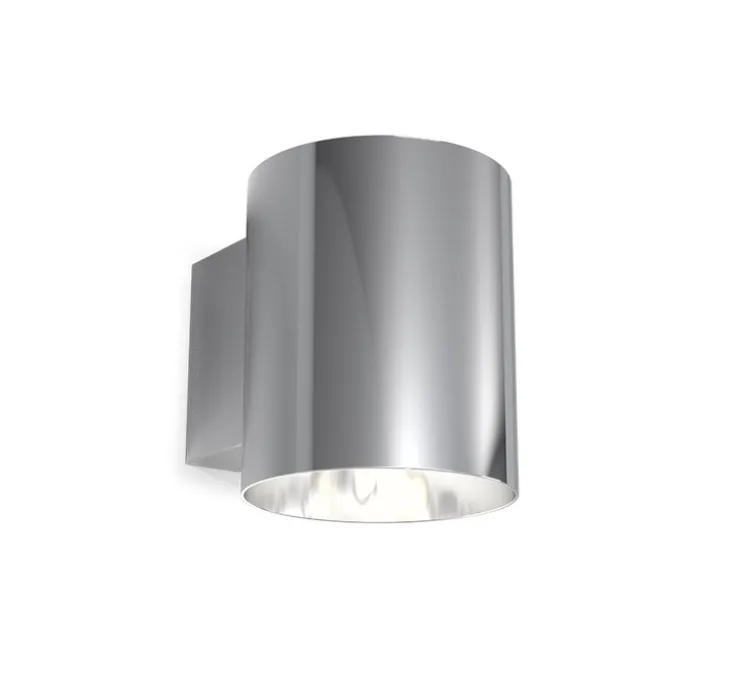 Applique murale, Evoke S, chrome, Ø10cm, H12cm - Herstal