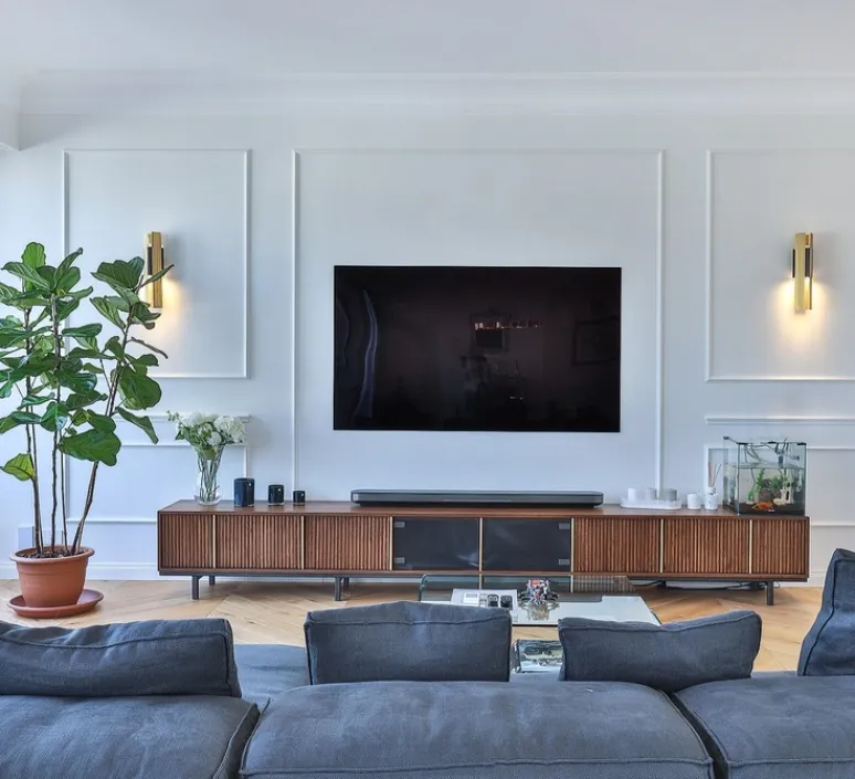 Applique*Tooy Applique murale, Excalibur, 559.41, , IP40, Ø12cm, H45cm - laiton brossé, noir texturé