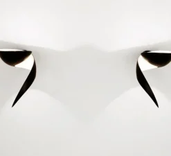 Applique*Serge Mouille Applique murale, Flamme Gauche, , H30cm - noir