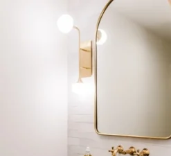 Applique*Hudson Valley Lighting Applique murale, Fleming, , L12cm, H57cm - laiton