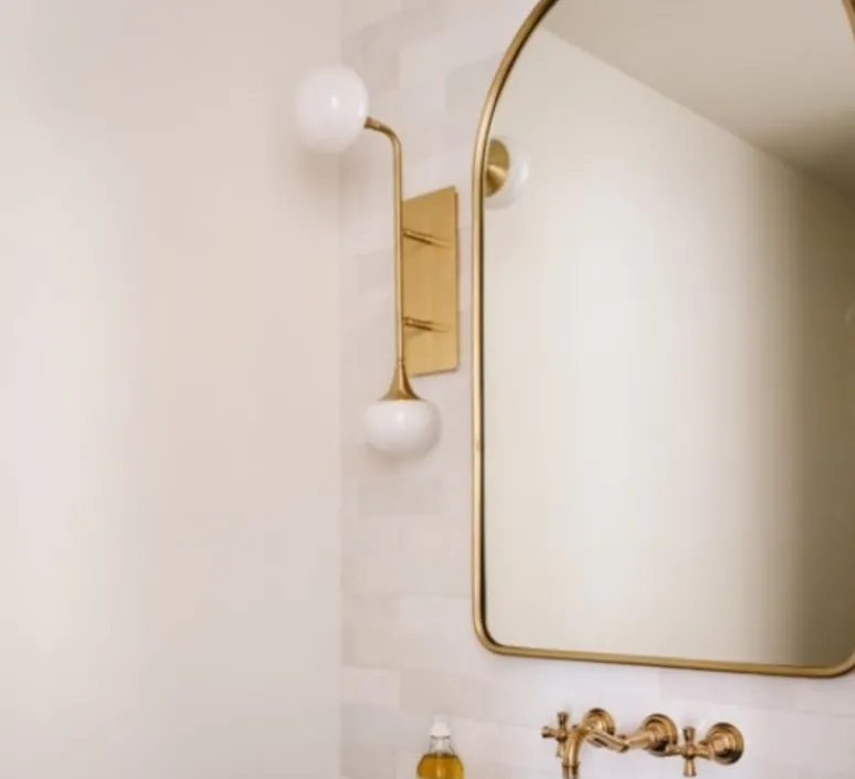 Applique*Hudson Valley Lighting Applique murale, Fleming, , L12cm, H57cm - laiton