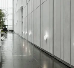 Applique murale, Flindt, blanc granité, LED, dim, 2700K, 680 lm, L30cm, P30cm - Louis Poulsen