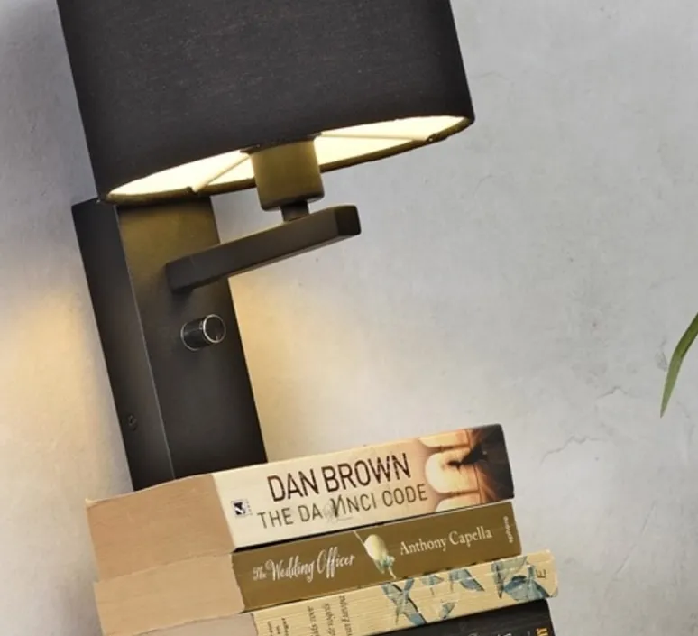 Applique*It's about Romi Applique murale, Florence, USB, , L38cm, H50cm - noir