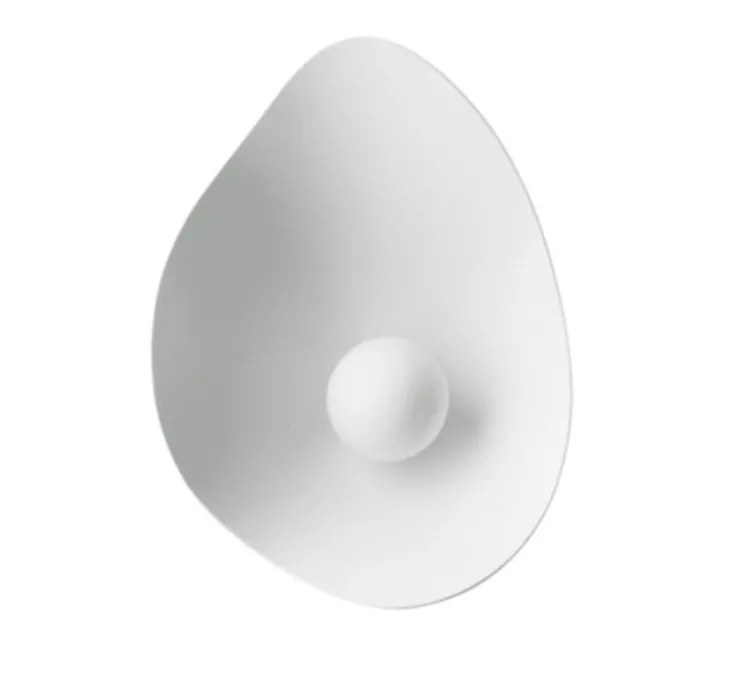 Applique murale, Florii 1, blanc, bronze, LED, dim, 2700K, 350 lm, L17,4cm, H22,6cm - Nuura