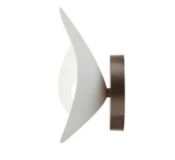 Applique murale, Florii 1, blanc, bronze, LED, dim, 2700K, 350 lm, L17,4cm, H22,6cm - Nuura