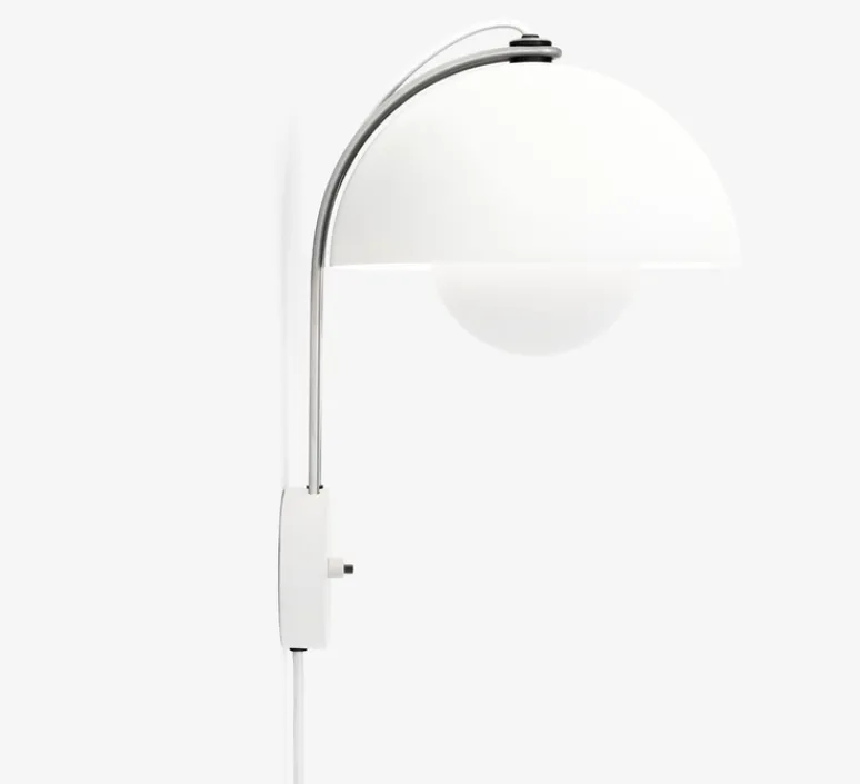 Enfants|Applique*Andtradition Applique murale, Flowerpot VP8, , Ø23cm, H35,5cm - blanc mat