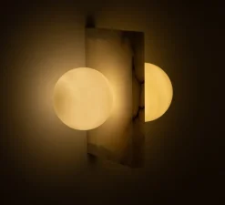 Applique murale, Flugi, Albâtre, L32cm, H30cm - Simone & Marcel