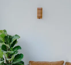 Applique murale, Foc S, marron, Ø10cm, H21cm - Mediterranean objects