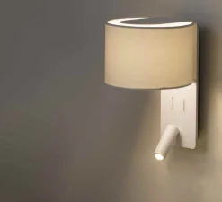 Applique murale, Fold, liseuse, blanc, LED, 2700K, 200lm, L20cm, H30cm - FARO