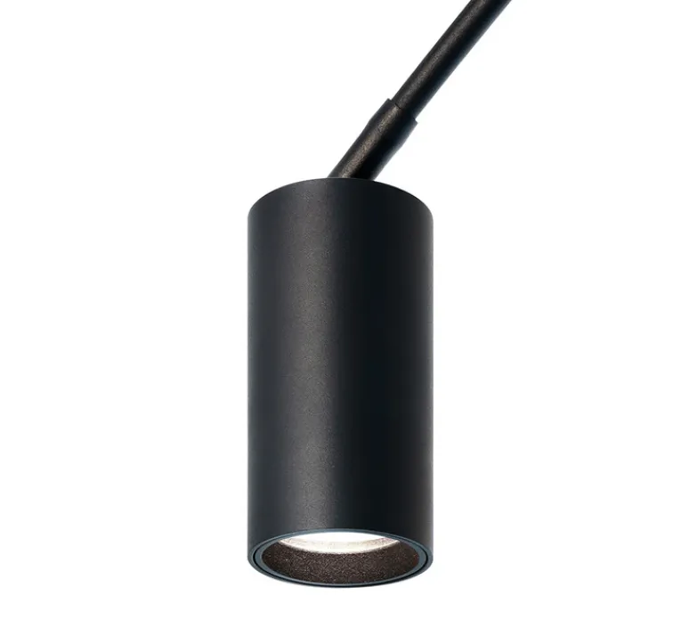 Applique*Nemo Lighting Applique murale, Fox, , LED, dim, 2700k, 839 lm, L10cm, H180cm - noir mat