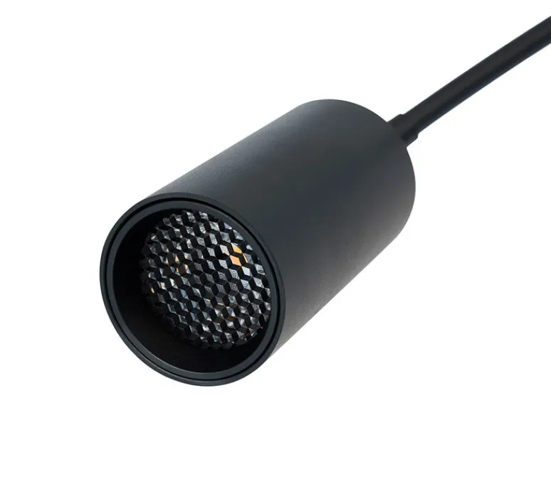 Applique*Nemo Lighting Applique murale, Fox, , LED, dim, 2700k, 839 lm, L10cm, H180cm - noir mat