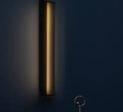 Applique murale, G3 triple, noir, LED, 2700k, 1500lm, L93cm, H20cm - Sammode