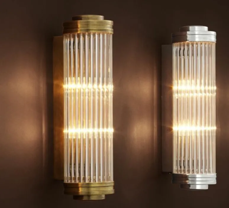 Applique*Eichholtz Applique murale, Gascogne L, , L11cm, H40cm - laiton, verre