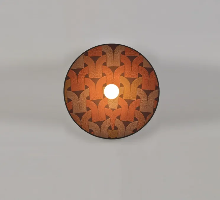 Applique murale, Gatsby D60, Arcs brique, Ø60cm, P12cm - Market Set