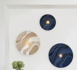 Applique*Market Set Applique murale, Gatsby D40, , Ø40cm, P12cm - Malachite Nuit