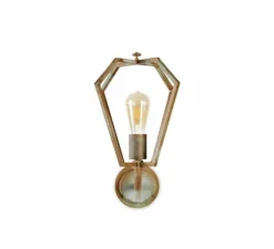 Applique*Moretti Luce Applique murale, Gemstone 3485, , L28cm, H42cm - Laiton vieilli