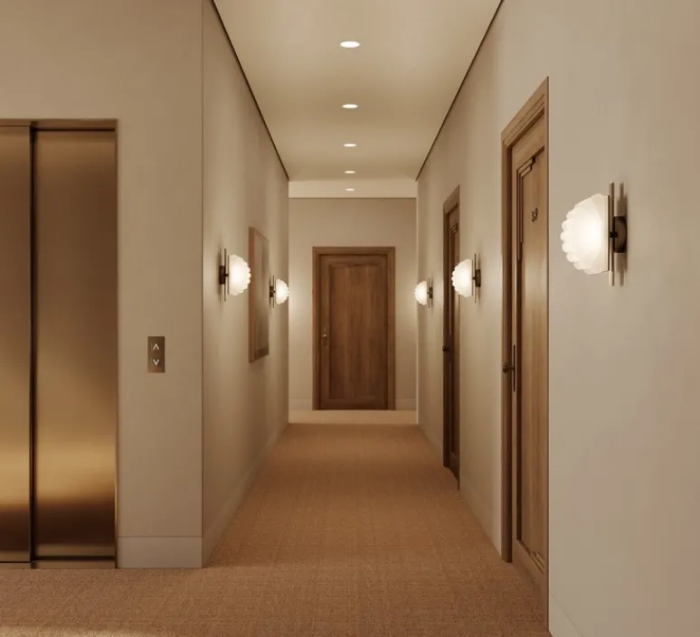 Applique*Aromas del Campo Applique murale, Gina, A1334, , L10cm, H28cm - vieil or