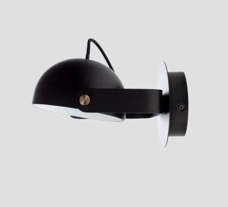 Applique*Nexel Applique murale, Gordo, , LED, 3000K, L13cm, H13cm - noir