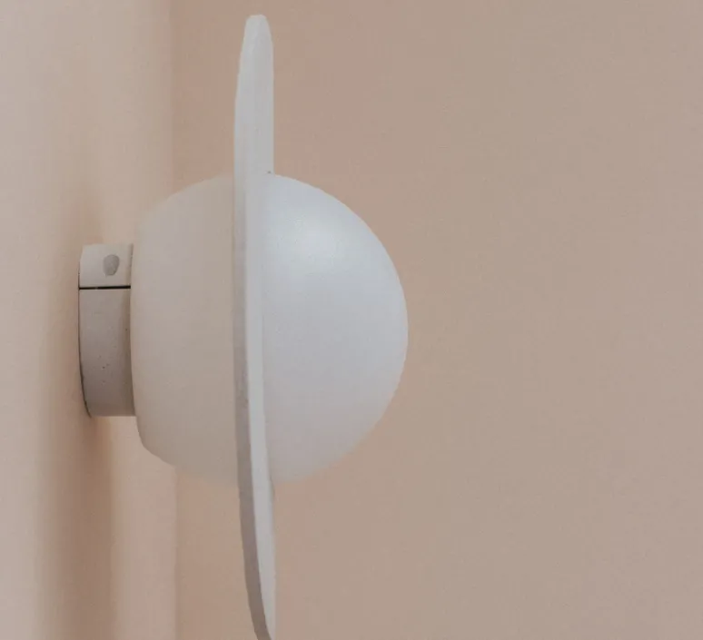 Applique*Zuri Applique murale, Gorka, , IP44, L30cm, H40cm - blanc