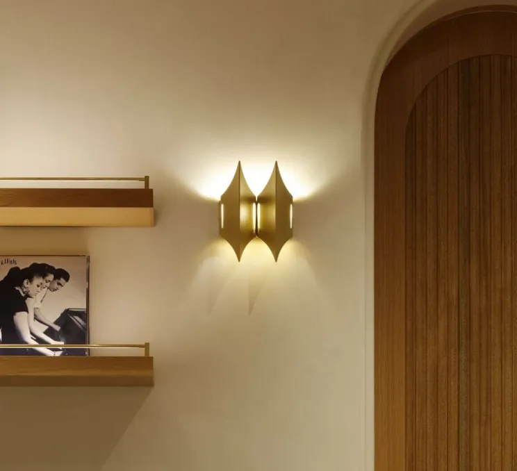 Applique murale, Gothic II, laiton, L20,6cm, H28cm - lyfa