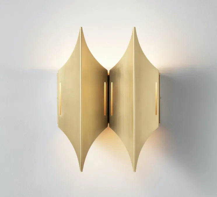 Applique murale, Gothic II, laiton, L20,6cm, H28cm - lyfa