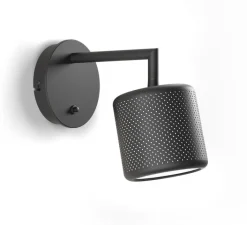 Applique*Herstal Applique murale, Grain XS, , L11cm, H11cm - noir