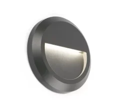 Applique*Faro Applique murale, Grant-R, , IP65, LED, 3000K, 65 lm, L15cm, H15cm - gris foncé