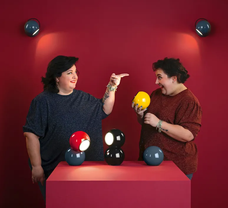 Applique*Stilnovo Applique murale, Gravitino 541, , LED, dim, 3000K, 956 lm, Ø14cm, H17,5cm - gris