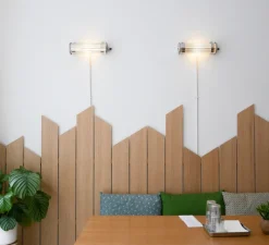 Applique*Sammode Applique murale, Gude, , 2700K, L36cm, IP 68 - argent