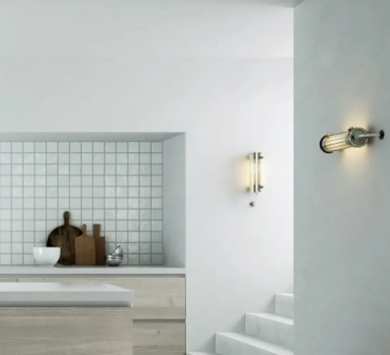 Applique*Sammode Applique murale, Gude, , 2700K, L36cm, IP 68 - argent