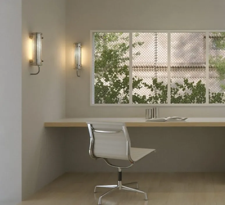 Applique*Sammode Applique murale, Gude, , 2700K, L36cm, IP 68 - argent