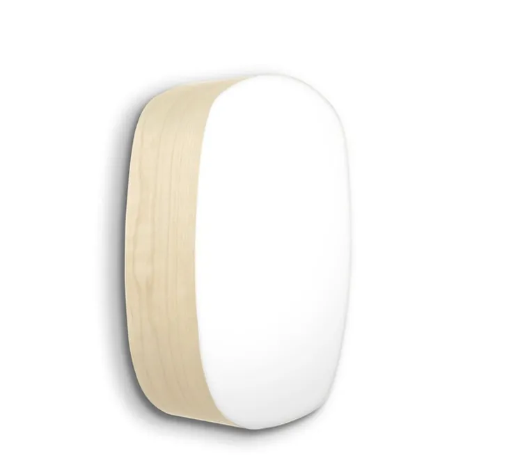 Applique murale, GUIJARROS 5A, blanc ivoire, LED, H36cm, 25cm - LZF