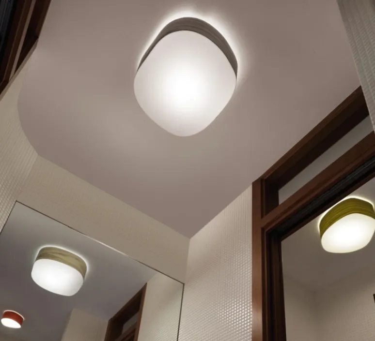 Applique*LZF Applique murale, GUIJARROS 6A, , LED, H41cm, L38cm - bois naturel de cerisier