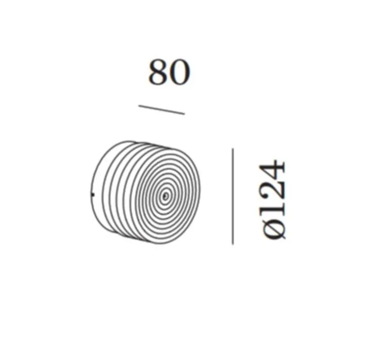 Applique murale, Hajo 1.0, base noir, verre transparent, IP44, LED, dim, 2700K, 430 lm, Ø12,4cm, H8cm - Wever&Ducré