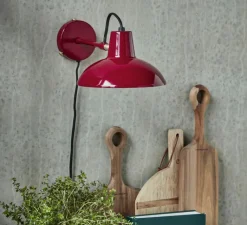 Applique*House Doctor Applique murale, HDDesk, , Ø18cm, H12cm - rouge