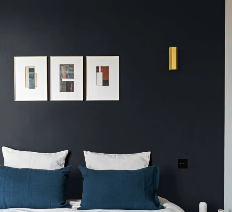 Applique murale, HEXO mini 2.0, laiton, Ø7,7cm, H20cm - Wever&Ducré