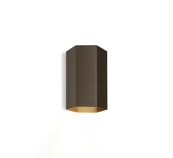 Applique*Wever&Ducré Applique murale, Hexo mini 1.0, , Ø7,7cm, H11,5cm - bronze