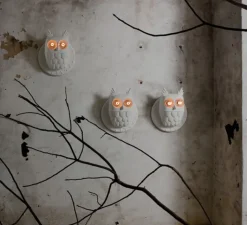 Enfants|Applique*Karman Applique murale, hibou, TI-VEDO, , H43cm - blanc