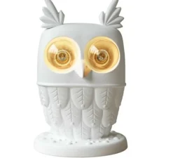 Enfants|Applique*Karman Applique murale, hibou, TI-VEDO, , H43cm - blanc