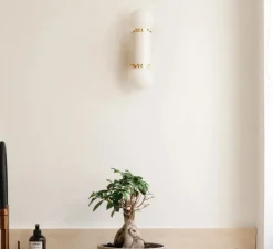 Applique*Cosin Applique murale, Hélène, , Ø10cm, H44cm - crème