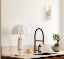 Applique*Cosin Applique murale, Hélène, , Ø10cm, H44cm - crème