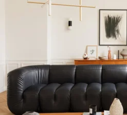 Applique*Cosin Applique murale, Hélène, , Ø10cm, H44cm - noir