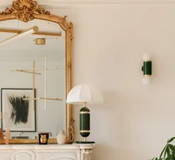 Applique*Cosin Applique murale, Hélène, , Ø10cm, H44cm - vert