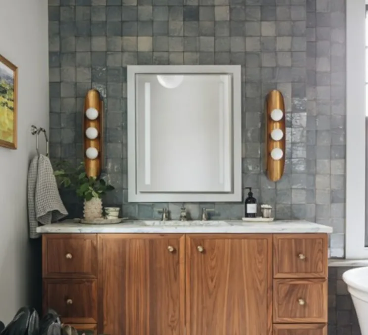 Applique murale, Hopper, bronze, L12cm, H60,9cm - Hudson Valley Lighting